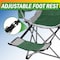 Wakeman Camping Chair with Foot Rest - 300lb Capacity Chair with Cooler & Cupholder by Wakeman Green 75-CMP1125 - alternate 5